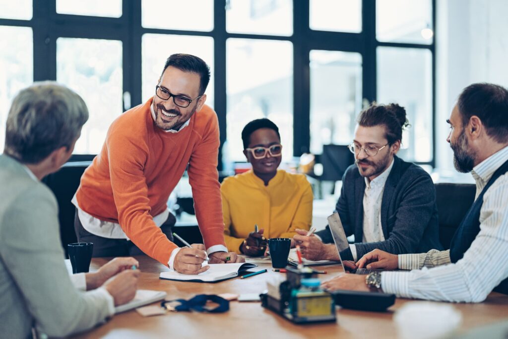 Why Team Training Matters More Than Ever for North East Businesses | MBHR Consulting Ltd encouraging manager speaking with employees